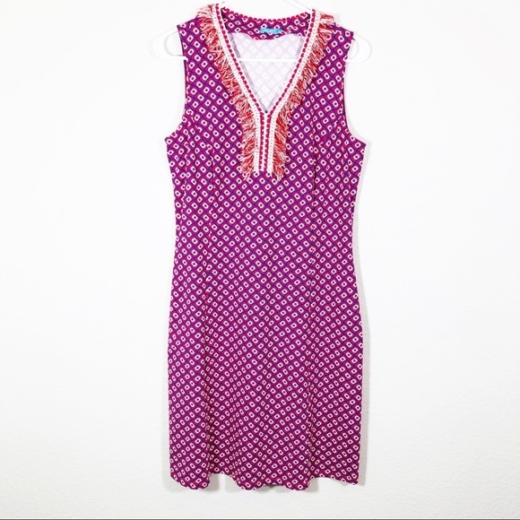 🔥SALE🔥 J McLaughlin sleeveless Lola geometric print dress Medium NWOT - Picture 4 of 10